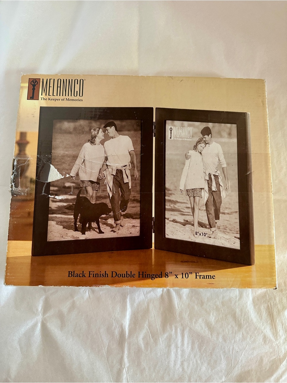 Melannco Black Double Hinged Picture Frame - 8" x 10"